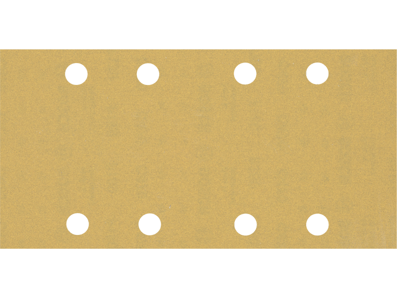 Brusni papir EXPERT Bosch z 8 luknjami za vibracijske brusilnike, Dimenzije: 93x186mm, Zrnatost: 180, 2608900857